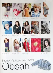 Burda - Kreativní pletení 3/2013 -CZ- Nejkrásnější barvy léta Burda - Kreativní pletení 3/2013 -CZ- přehled modelů 2