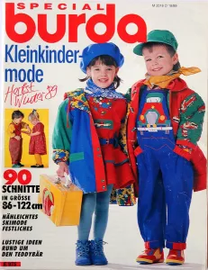 Burda - Móda pro malé děti 3,4/1989 -N- časopis se střihy