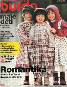 Burda - Móda pro malé děti Podzim/Zima 1994 -CZ- časopis se střihy