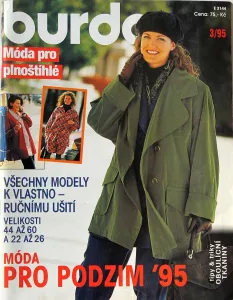 Burda pro plnoštíhlé 3/1995 -CZ- časopis se střihy