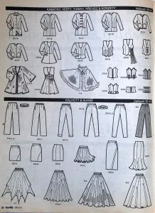Burda - Móda pro slavnostní příležitosti E281 -CZ- přehled modelů 2