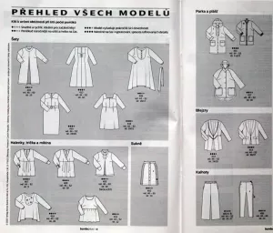 Burda PLUS 4/2023 - přehled střihů 