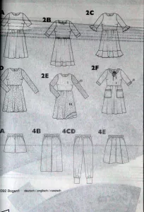 Burda - Šití krok za krokem 2/2016 -PL- přehled střihů 1