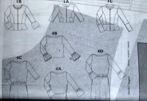Burda - Šití krok za krokem 2/2017 -PL- časopis s podrobnými návody a střihy na šití Burda - Šití krok za krokem 2/2017 -PL- přehled střihů 1