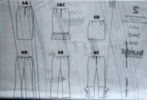Burda - Šití krok za krokem 2/2017 -PL- časopis s podrobnými návody a střihy na šití Burda - Šití krok za krokem 2/2017 -PL- přehled střihů 3