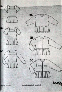 Burda - Šití krok za krokem 3/2022 -PL- přehled střihů 2