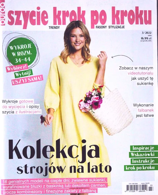 Burda - Šití krok za krokem 3/2022 -PL- časopis se střihy