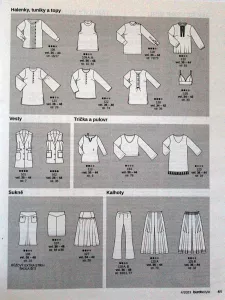 Burda 4/2023 -CZ- přehled střihů 2