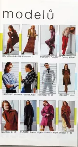 Burda - Začínáme se šitím 11/2001 -CZ- přehled střihů 2