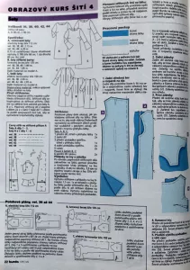 Burda - Začínáme se šitím 11/2001 -CZ- ukázka podrobných návodů