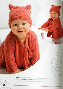 Diana BABY 46/2020 -N- pletení ve vel. 50-92 Diana BABY 46/2020 -N- ukázka pleteného modelu