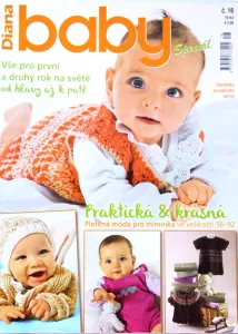Diana BABY č. 16 -CZ- Pletení od hlavy až k patě pro vel. 56-92
