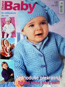 Diana BABY č. 23 -CZ- časopis o pletení pro děti