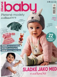 Diana BABY č.63 ve vel. 56-92 -CZ- pletené modely