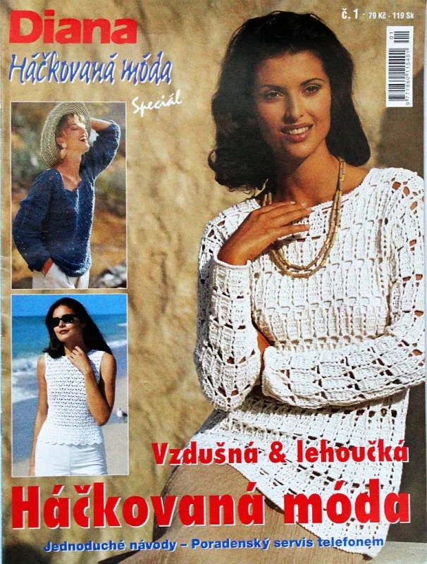 Háčkovaná móda č. 1 -CZ-