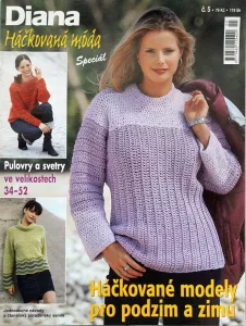 Diana - Háčkovaná móda č. 5 -CZ- časopis pro podzimní háčkované modely