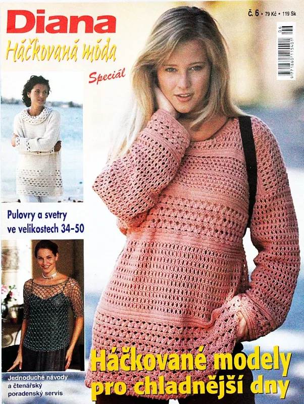 Háčkovaná móda č. 6 -CZ- 