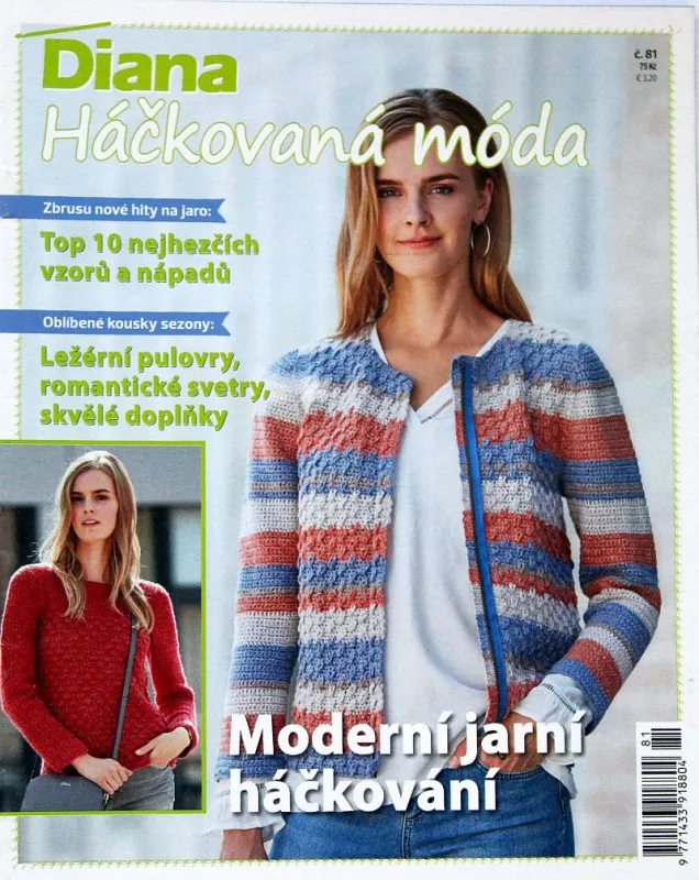 Háčkovaná móda č. 81 -CZ- moderní jarní háčkování 