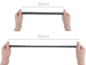 Krajka francouzská elastická šíře 24 mm - tažnost