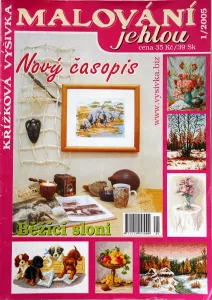Malování jehlou 1/2005 -CZ- časopis pro křížkovou výšivku