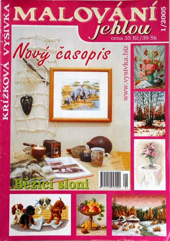 Malování jehlou 1/2005 -CZ- časopis pro křížkovou výšivku