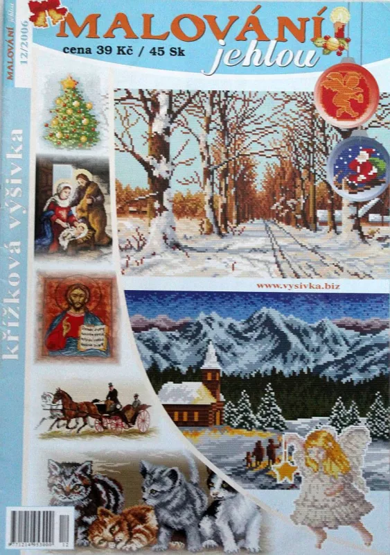 Malování jehlou 12/2006 -CZ- časopis pro křížkovou výšivku