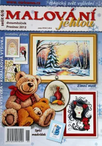 Malování jehlou 12/2012 -CZ- časopis pro křížkové vyšívání