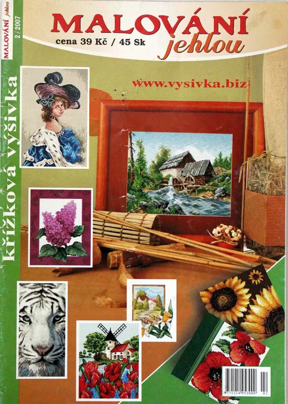 Malování jehlou 2/2007 -CZ- časopis pro křížkovou výšivku