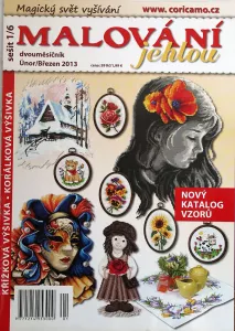 Malování jehlou 2,3/2013 -CZ- časopis pro křížkovou výšivku