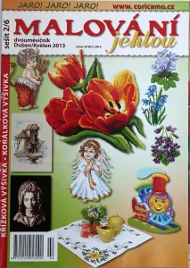 Malování jehlou 4,5/2013 -CZ- časopis pro křížkovou výšivku