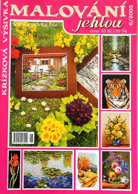 Malování jehlou 6/2005 -CZ- časopis pro křížkové vyšívání