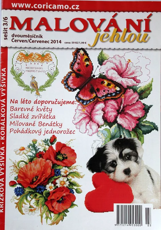 Malování jehlou 6,7/2014 -CZ- časopis pro křížkové vyšívání