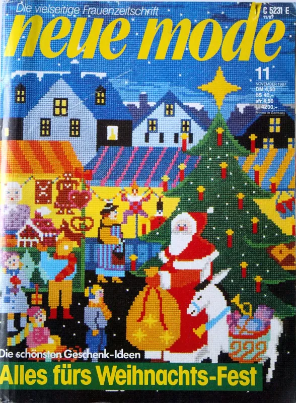 Neue Mode 11/1987 -N- časopis se střihy