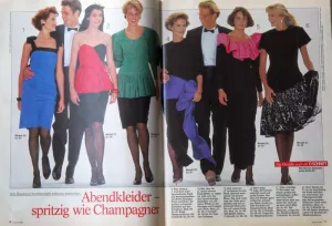 Neue Mode 12/1987 -N- ukázka z časopisu 2
