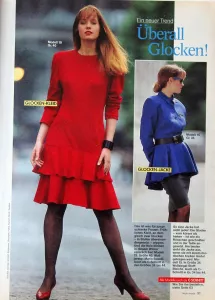 Neue Mode 12/1987 -N-  ukázka z časopisu 3