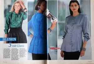 Neue Mode 12/1987 -N- ukázka z časopisu