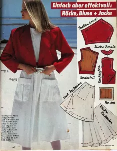 Neue Mode 4/1984 -N- ukázka z časopisu 3