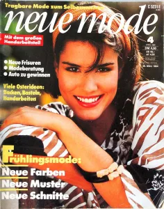Neue Mode 4/1984 -N- časopis se střihy