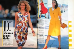 Neue Mode 5/1989 -N- časopis se střihy Neue Mode 5/1989 -N- ukázka z časopisu