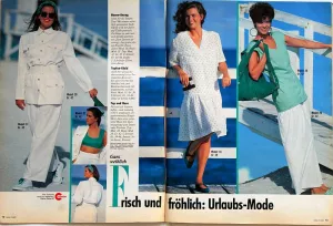 Neue Mode 5/1989 -N- časopis se střihy Neue Mode 5/1989 -N- časopis se střihy - ukázka z časopisu