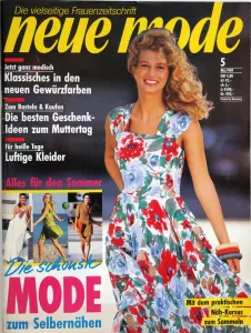 Neue Mode 5/1989 -N- časopis se střihy