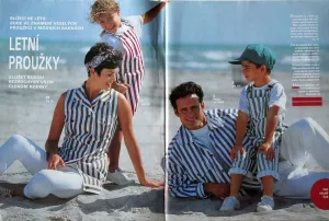 Neue Mode 5/1993 -CZ- časopis se střihy Neue Mode 5/1993 -CZ- ukázka z časopisu 1