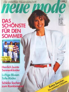 Neue Mode 7/1987 -N- časopis se střihy