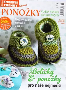 Ponožky č. 18 -CZ- malý časopis pro pletení a háčkování