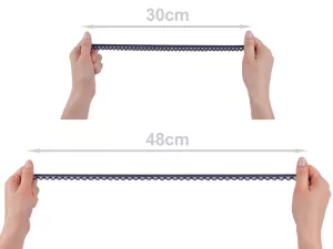 Pruženka ozdobná šíře 13 mm - tažnost