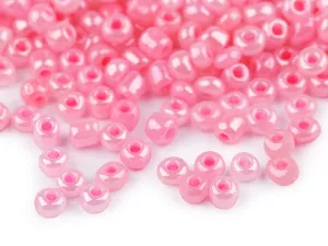 Rokajl 5/0 - 4,5 mm perleťový, neprůhledný - růžová světlá