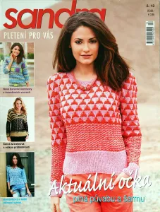Sandra č.13 -CZ- Pletení pro vás - aktuální očka plná půvabu a šarmu