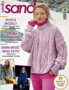 Sandra - pletení pro Vás č.76 -CZ- Šarm měsíčního svitu