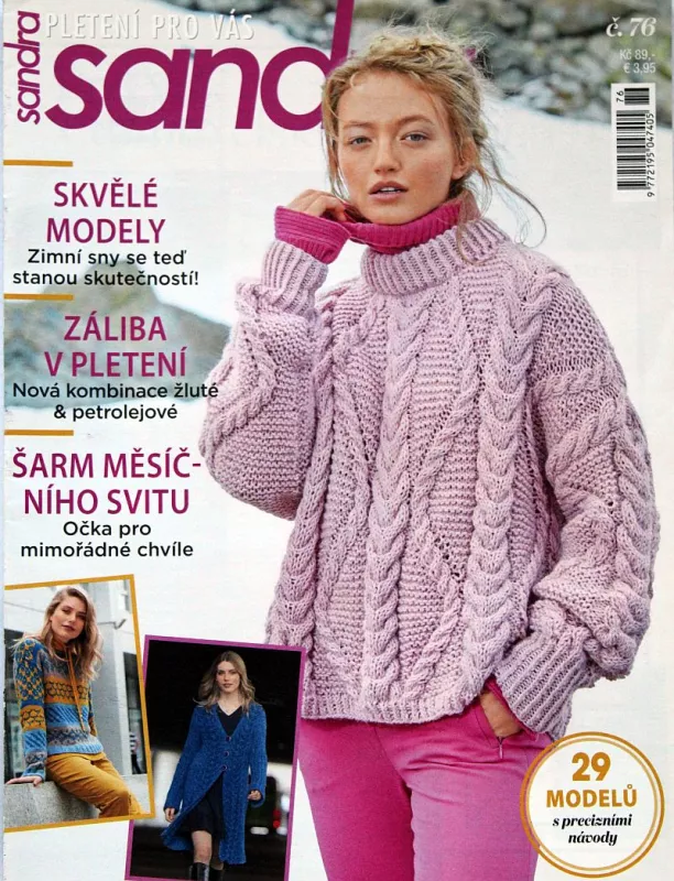 Sandra - pletení pro Vás č.76 -CZ- Šarm měsíčního svitu