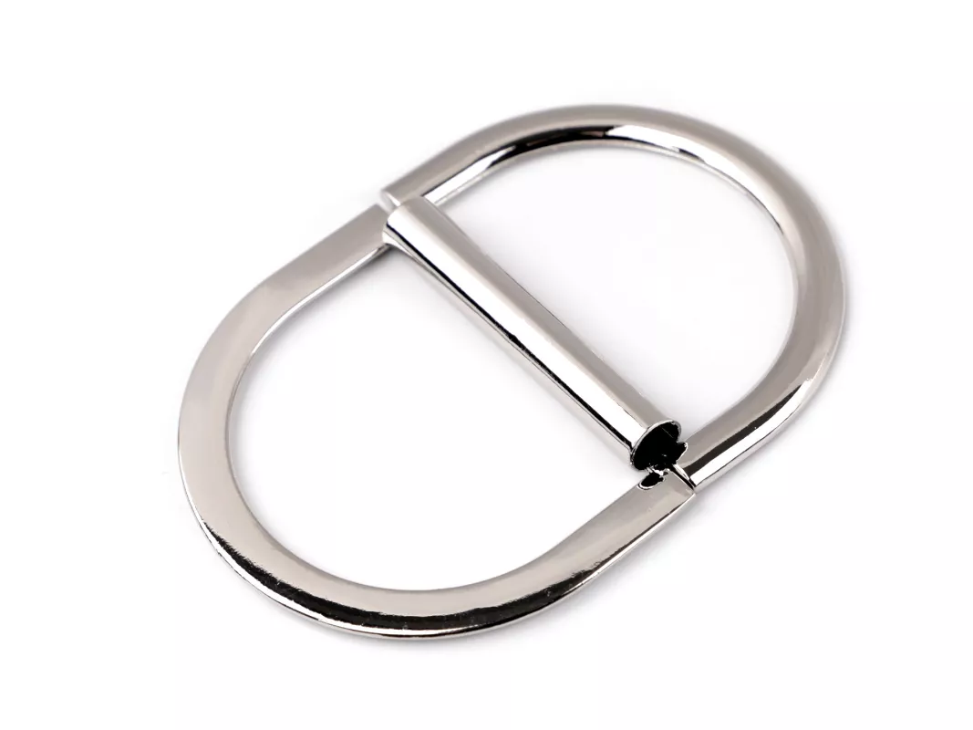 Spona kovová dvojitá, průvlek 35 mm - nikl